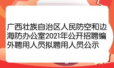 河池市人民防空办公室最新招聘公告概览