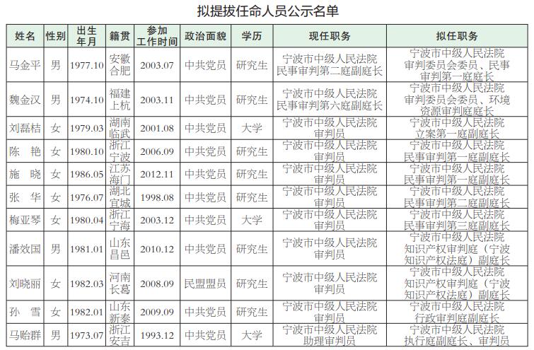 宁波新任公示亮相，深化透明治理开启新篇章