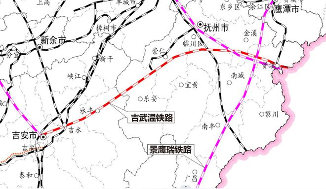 吉武温铁路最新路线图详解