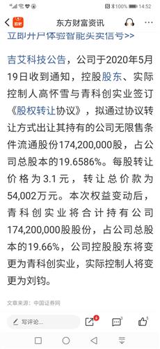 吉艾科技最新公告深度解读